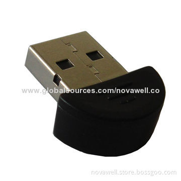 Bluetooth V4.0 Dongle, Dual-mode, Class 1, Plug-and-play Function, Support A2DP, OEM Order Welcome